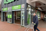 Samuel Kurtz at the ASDA store in Pembroke Dock