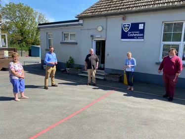 Samuel at Cosheston VC School 